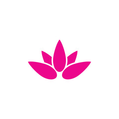 Beauty Vector lotus flowers design logo Template icon