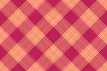 Vibrant coral and crimson plaid pattern.  Perfect for textile design, fall fashion, or autumnal backgrounds.