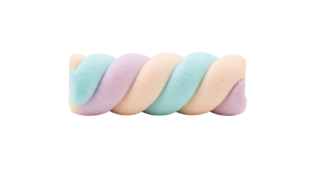 Colorful Swirl Marshmallow Delight Closeup