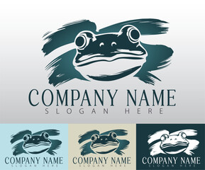 Representing adaptability, a sleek frog logo is an excellent choice for progressive companies.