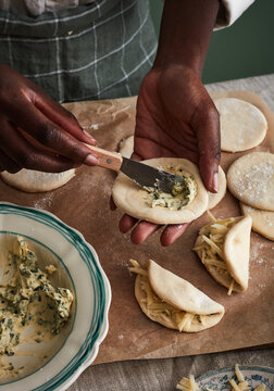 filling dough