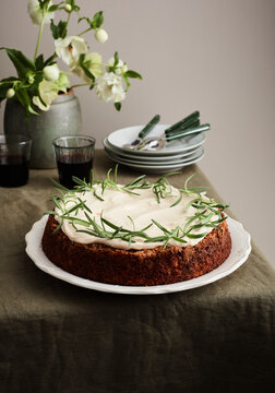 rosemary and carrot cake