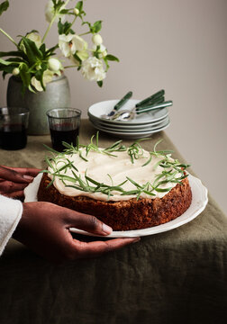 rosemary and carrot cake