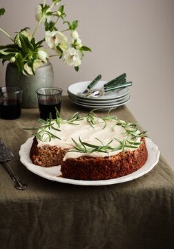 rosemary and carrot cake