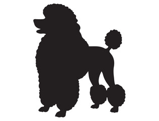 POODLE DOG SILHOUETTE
