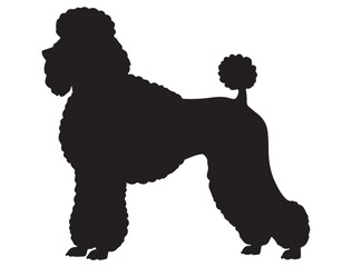 POODLE DOG SILHOUETTE