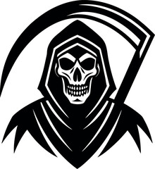 Grim Reaper Scythe Logo