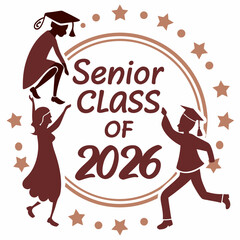 Senior class of 2026 graduation celebration design