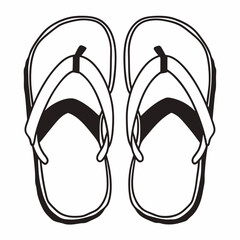 flip flops vector