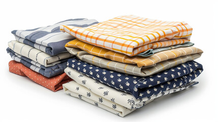 Neatly Styled Pajama Shorts Collection on white background.PNG