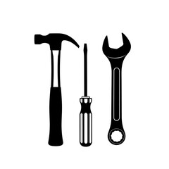 tools isolated on white background