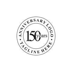 anniversary logo design, 150th anniversary, symbol, icon, party, logo design for 150th anniversary, vector, success, illustration, birthday, symbol, background, year, congratulations, greeting