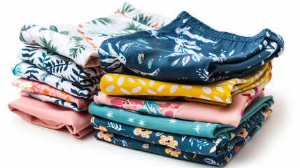 Assorted Patterns of Cozy Pajama Shorts on white background.PNG