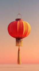 Fototapeta premium Traditional Chinese red lantern display