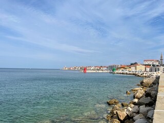 Cityscape of Piran, Slovenia