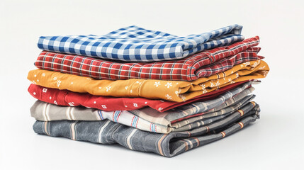 Neatly Arranged Pajama Shorts Collection on white background.PNG