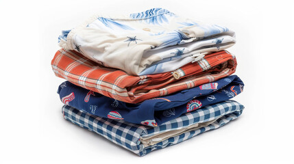 Cozy Pajama Shorts with Fun Designs on white background.PNG