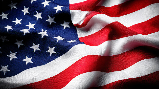 American flag for Memorial Day, 4th of July, Labour Day. Independence Day, USA.	