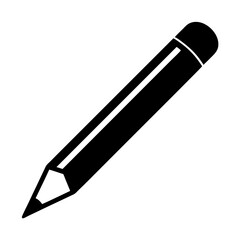 Simple black and white pencil illustration for drawing, writing, and sketching purposes