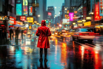 people walking in the city