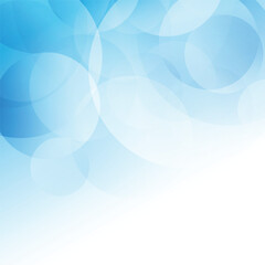 Abstract blue background with circle design