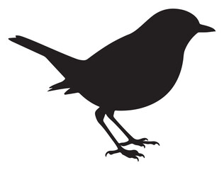 ROBIN BIRD SILHOUETTE