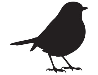ROBIN BIRD SILHOUETTE