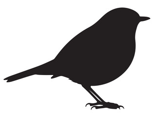ROBIN BIRD SILHOUETTE