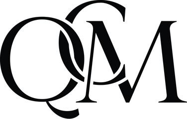 Vector QCM clothing logo
