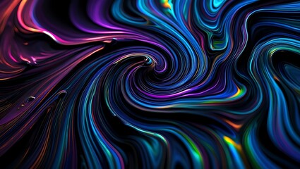 abstract background with colorful waves