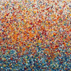 Iridescent Rainbow Glitter Background with Confetti, Gradient, and Sparkles, Radiating Rainbow Colors