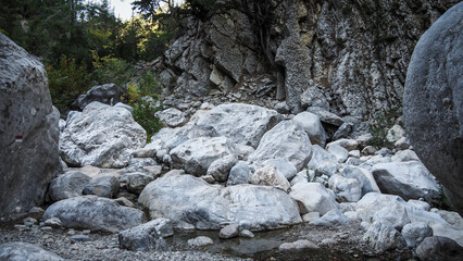 The view of the Taurus Mountains in Turkey