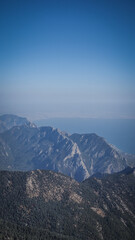 The view of the Taurus Mountains in Turkey