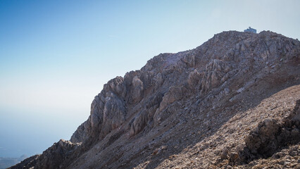 The view of the Taurus Mountains in Turkey