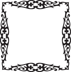 Elegant Ornamental Frame Border Vector EPS Design for Invitations, Cards, and More