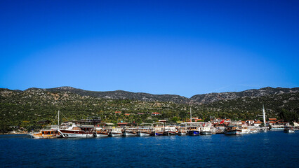 Fototapeta premium The view of the Turquoise Coast in Turkey
