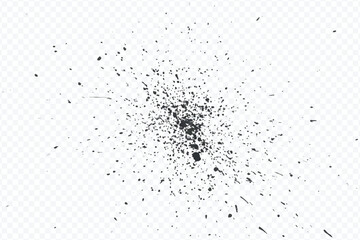 Abstract Black Ink Splatter Background Texture Vector