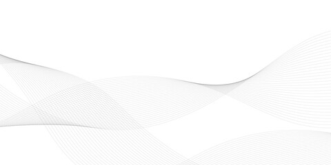 Abstract grey wavy lines background. Digital frequency track equalizer. Abstract frequency sound wave lines and technology curve lines background. Abstract background with business lines background.	