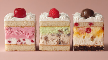Delicious mini sandwich desserts featuring layers of ice cream, cake, and toppings, perfect for any celebration or sweet craving. Ice Cream Sandwich Day