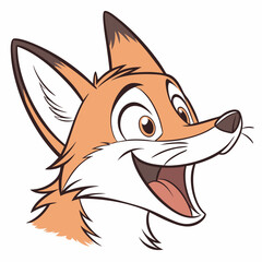 Smiling fox face emoji