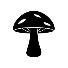 Mushroom Silhouette Icons
