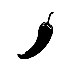 Chili and Peanut Silhouette Icons