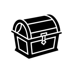 Treasure Chest Silhouette Icons