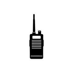 Obraz premium Walkie Talkie Silhouette Icons
