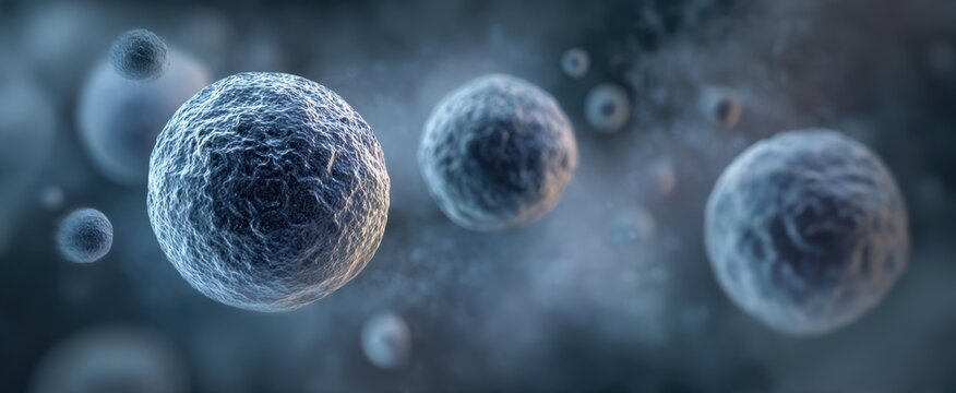 The Intricate World of Microorganisms and Cellular Structures - Powered by Adobe