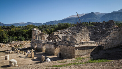 The ruins of Tlos in Turkey