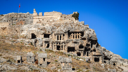 The ruins of Tlos in Turkey
