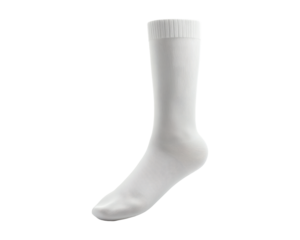 Classic White Crew Socks Comfortable, Breathable, and Durable Everyday Wear for Men and Women