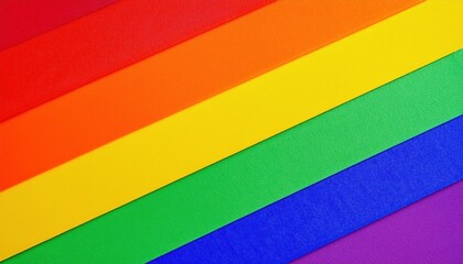 vibrant horizontal rainbow stripes with textured surface in red, orange, yellow, green, blue, and purple for bold graphic, web design, or pride branding use

