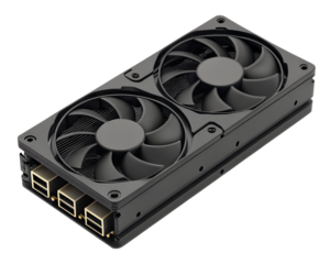 old computer fan Isolated on transparent background